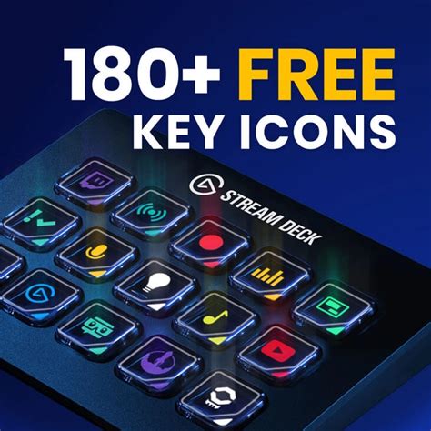 Stream Deck And Touch Portal 100s Of Key Icons In 5 Styles Nerd Or