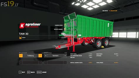 Kroeger Agroliner Taw 20 V 10 Fs19 Mods Farming Simulator 19 Mods
