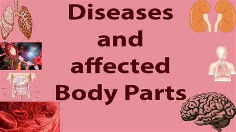 Diseases And Affected Body Parts General Science Biology Youtube