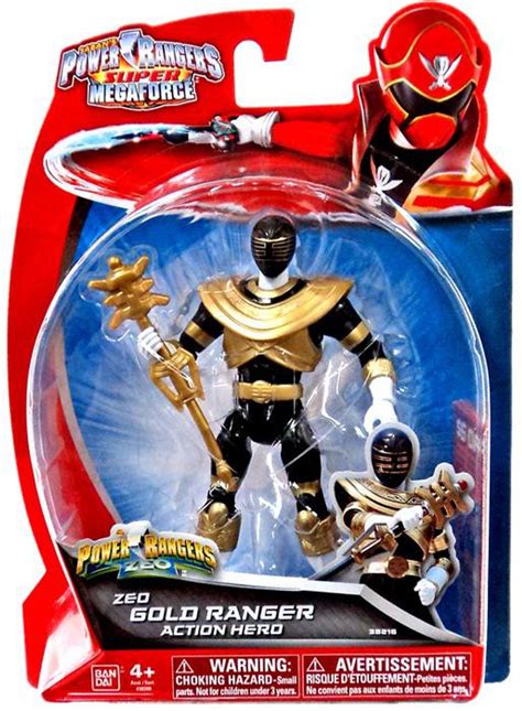 Power Rangers Super Megaforce Zeo Gold Ranger Action Figure Bandai