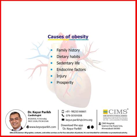 Causes Of Obesity Dr Keyur Parikh Best Cardiologist In Ahmedabad
