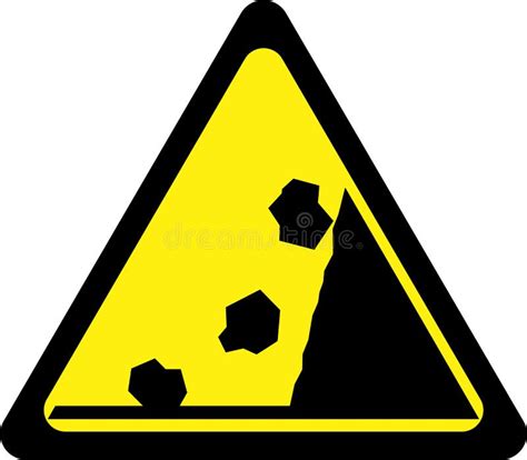 Icono De Caída Rocas O Logotipo Símbolo De Signo Aislado Ilustración