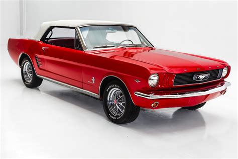 1966 Ford Mustang Redred Convertible 289 Stock 3839 Visit