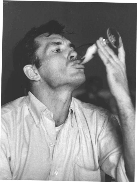 Jack Kerouac Drinking In Nyc 1957 By Jerry Yulsman Jack Kerouac