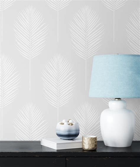 Shop Palm Leaf Paintable Wallpaper Burke Decor