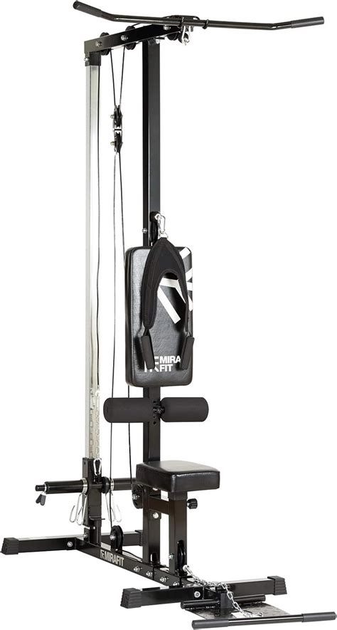 Mirafit Multi Gym Lat Pull Down Machine For Back Arm And Ab