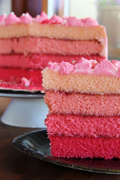 Touch device users, explore by touch or with swipe gestures. Maja's little bakery: Pink Ombre Torte in 2020 | Kuchen ...