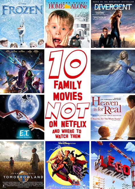 To make matters worse, you might feel like it's nearly impossible to keep up with all of the. 10 Family Friendly Movies that Aren't on Netflix and Where ...