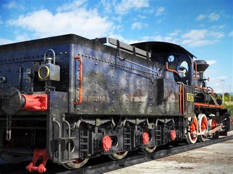 European Steam Locomotive Train Engine 3d Model Cgtrader