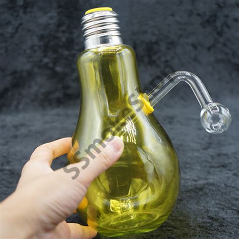 Color Glass Inches Bulb Oil Burner Bubbler Pipe Ssmokeshop