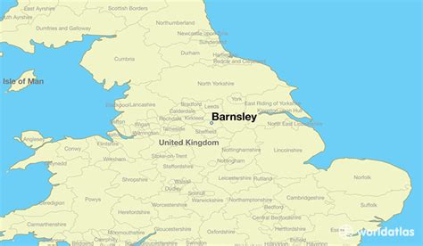 Where Is Barnsley England Barnsley England Map