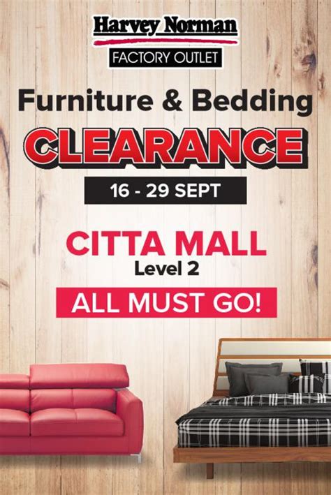 Največja izbira kvalitetnega pohištva, spalnic in druge opreme za dom ter moderne zabavne elektronike. Harvey Norman Citta Mall Furniture & Bedding Clearance ...