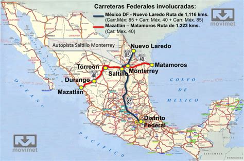 25 Lujo Mapa De Carreteras De Mexico Actualizado