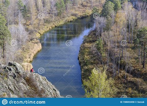 Berd River In The Siberian Taiga In Autumn Stock Photo Image Of