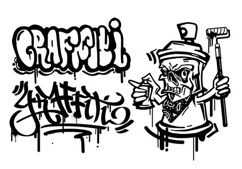 Graffiti Cartoon Character Download Free Vectors