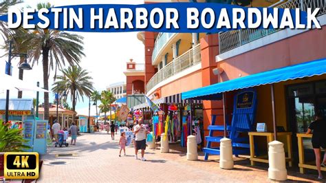 Destin Florida Destin Harbor Boardwalk Youtube