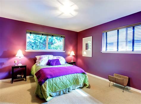 White, blue and so on, as described here. 25 Attractive Purple Bedroom Design Ideas You Must Know