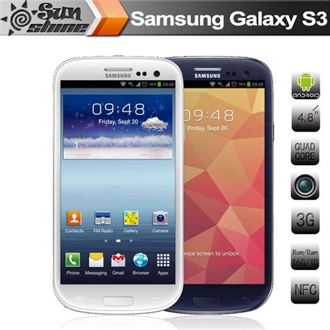 Samsungs3 Unlocked Original Samsung Galaxy S3 I9300 I9305 Mobile Phone
