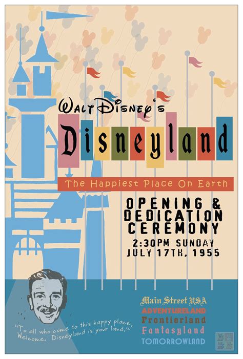 Vintage Disneyland Poster Copy