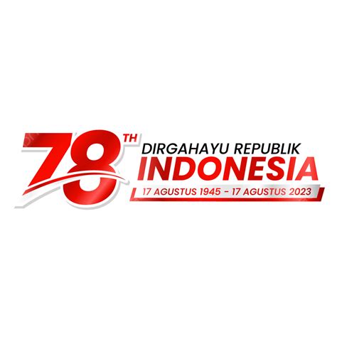 Glücklicher Indonesischer Unabhängigkeitstag 17 August 2023 Und Hut Ri