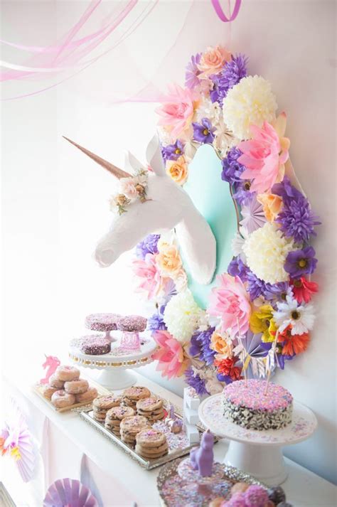 17 Best Images About Unicorn Themed Birthday Party Ideas On Pinterest