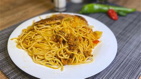 Simple And Delicious Spaghetti With Minced Meat Sauce Iranian Macaroni