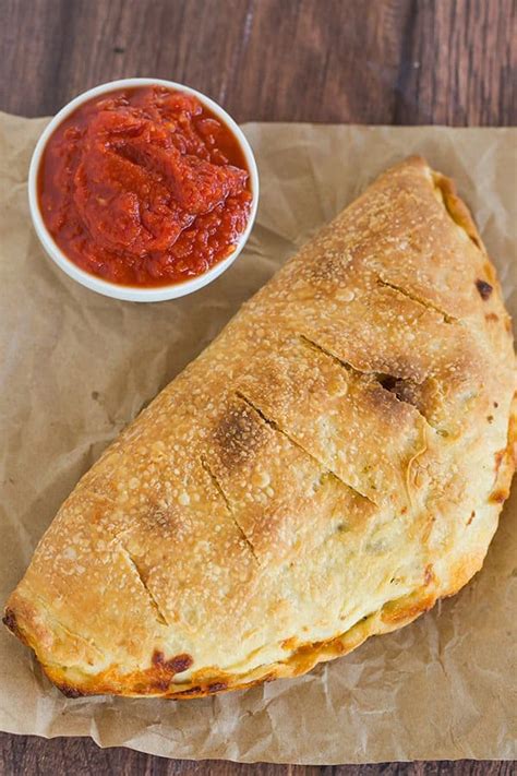 Simple Classic Calzones Made From An Easy Pizza Dough And With An