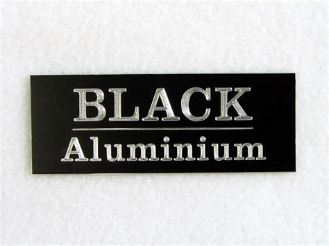 Black Aluminium Plate Trophy Specialists And Engraving