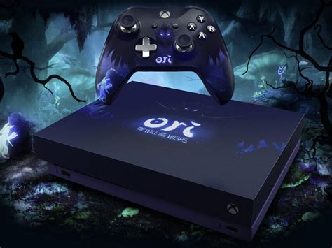 Custom Xbox One X Ori And The Will Of The Wisps Fan Made Edition Looks