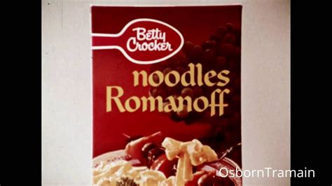 Betty Croker Noodles Romanoff - PLEASE BRING THIS BACK!!! - YouTube