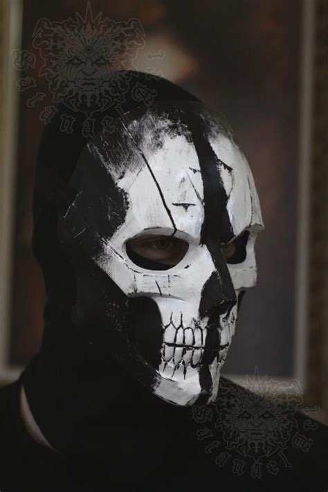 Ghost Mask Etsy Call Of Duty Ghosts Scary Faces Ghost
