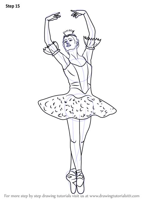 Learn How To Draw A Ballerina Ballet Step By Step Drawing Tutorials