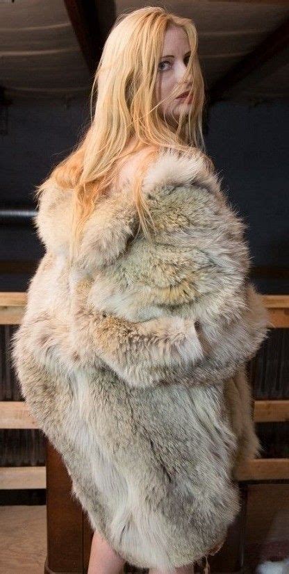 Long Hair And Coyote Girls Fur Coat Coyote Fur Coat Coyote Fur