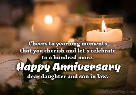 Anniversary Wishes For Daughter And Son In Law Wishesmsg