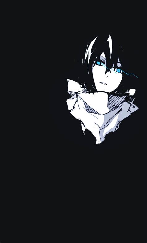 Download Yato Noragami Anime Black And White Iphone Wallpaper