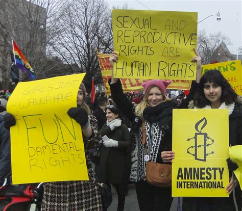 Amnesty marched country-wide in support of women's rights ...