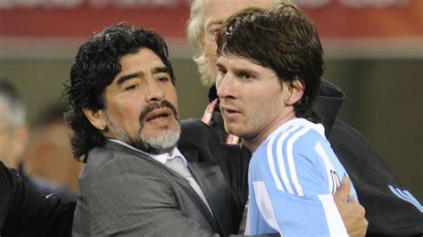 Lionel Messi Wishes Diego Maradona Well After Argentina World Cup