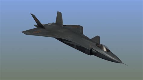 First production aircraft were delivered to china's air force in 2016. 3D model J20 Mighty Dragon Stealth Fighter | CGTrader
