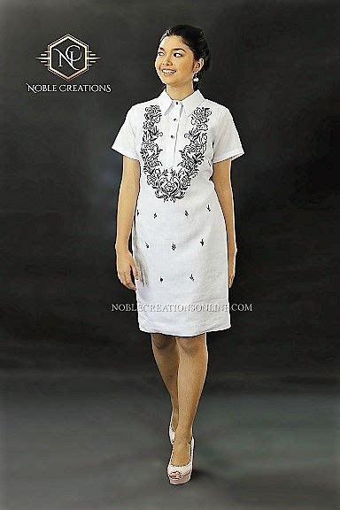 Modern Filipiniana Dress Silk Barong Tagalog Philippine Hot Sex Picture