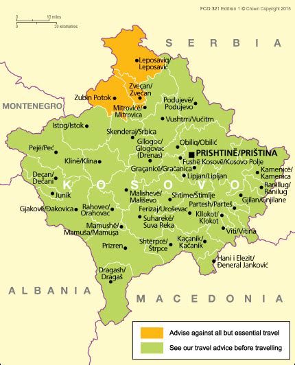 Although the united states and most members of the european union (eu) recognized kosovo's declaration of independence. Kosovo travel advice - GOV.UK
