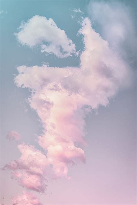 Nature Sky Clouds Porous Pastel Hd Phone Wallpaper Pxfuel