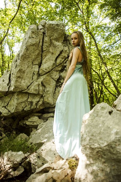 Teen Princess In Long Dress Milena D Teases With Her