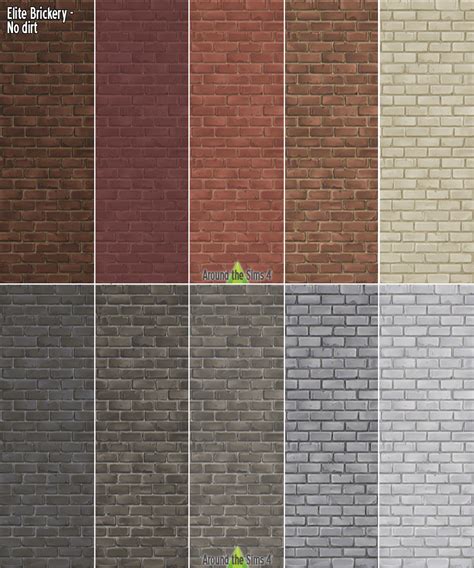 Around The Sims 4 Custom Content Download Dirty Brick Walls
