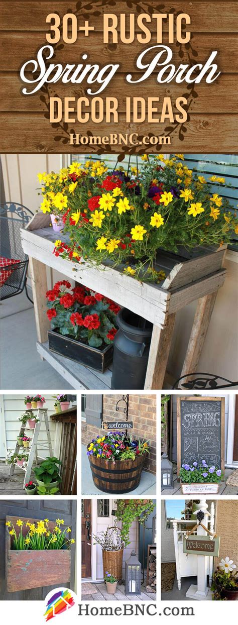 30 Best Rustic Spring Porch Decor Ideas And Designs For 2022