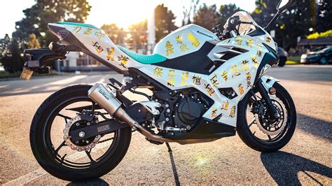 New Custom Motorcycle Graphic Ninja 400 Youtube