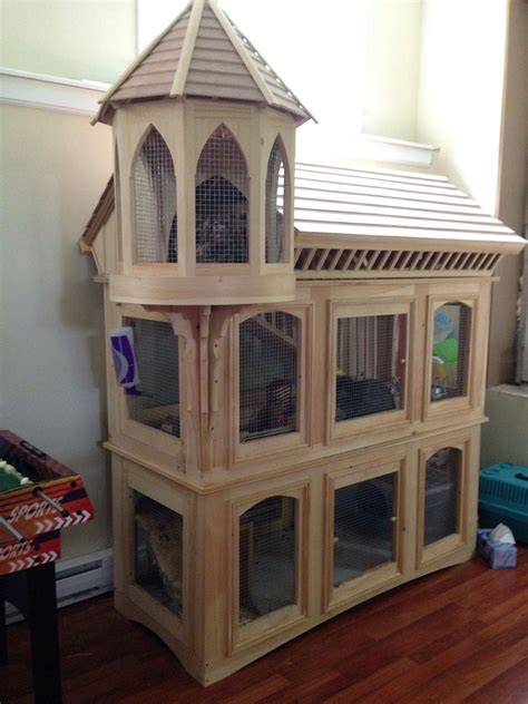 7ft High Bunny Palace That My Dad Made Pet Bunny Rabbits Bunny House