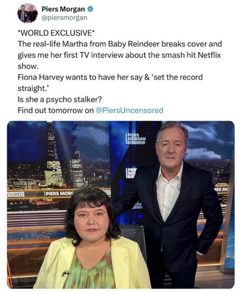 Real Life Martha in Interview with Piers Morgan Tomorrow : r