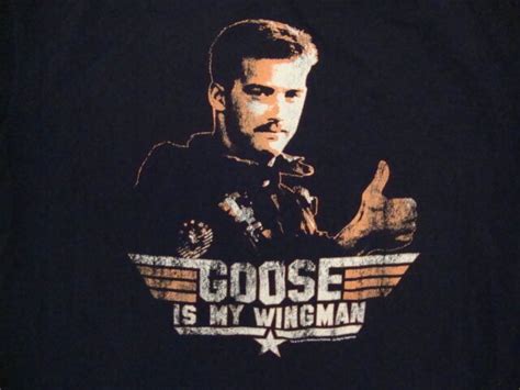 Goose Is My Wingman Top Gun Movie Quote Distressed Pi Gem