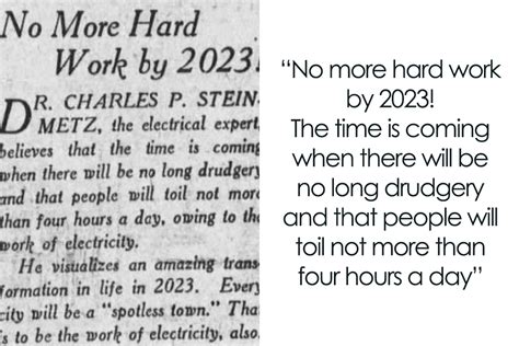 17 Predictions For 2023 People Had 100 Years Ago Bored Panda
