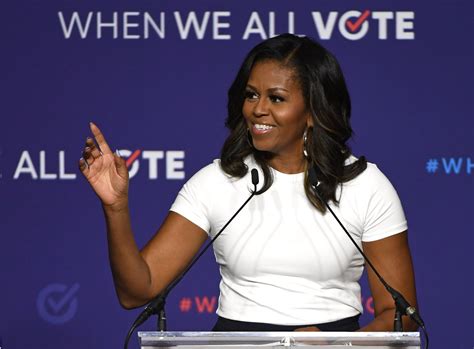 Former First Lady Michelle Obama Rally In Las Vegas Nevada Today